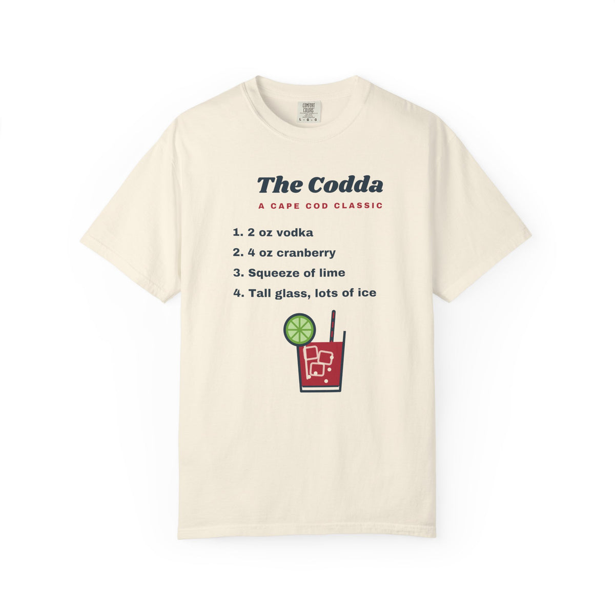 The Codda Recipe Tee | Cape Codder Cocktail Shirt