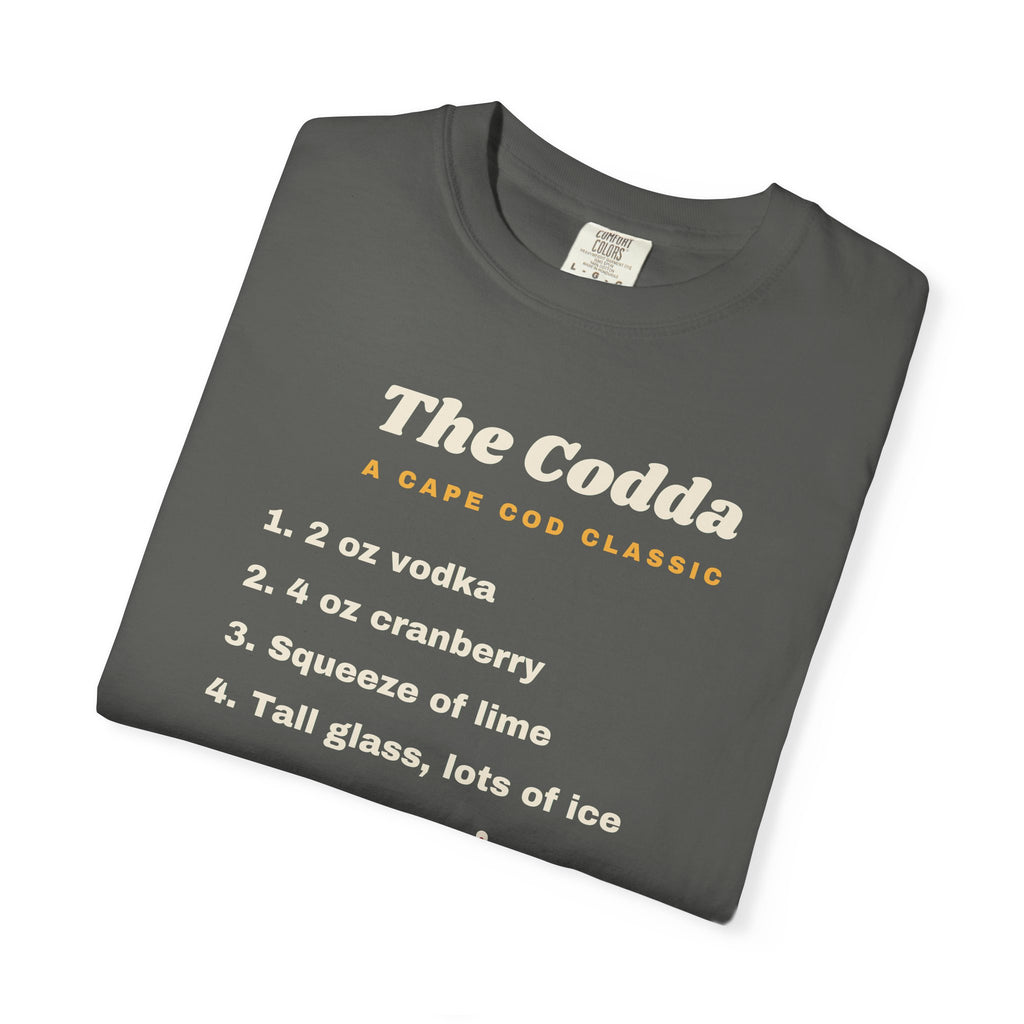 The Codda Recipe Tee, Dark Edition | Cape Codder Cocktail Shirt