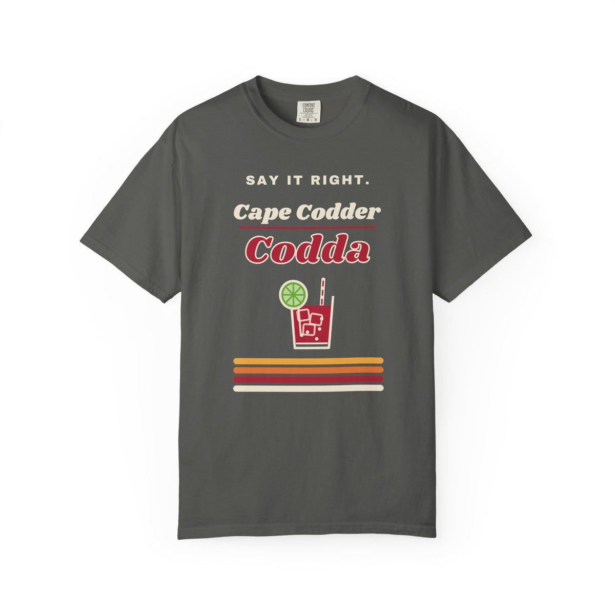 Say It Right Codda Tee, Dark Edition | Cape Codder Cocktail Shirt