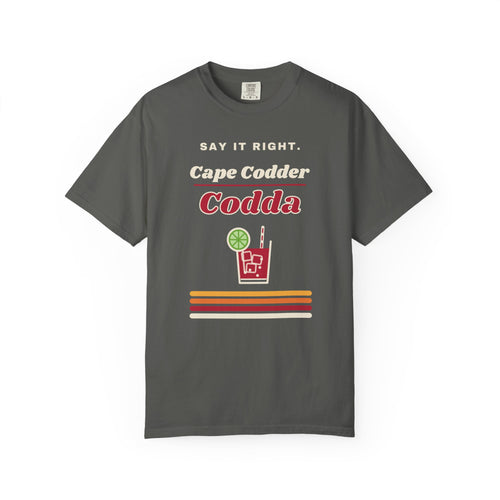 Say It Right Codda Tee, Dark Edition | Cape Codder Cocktail Shirt