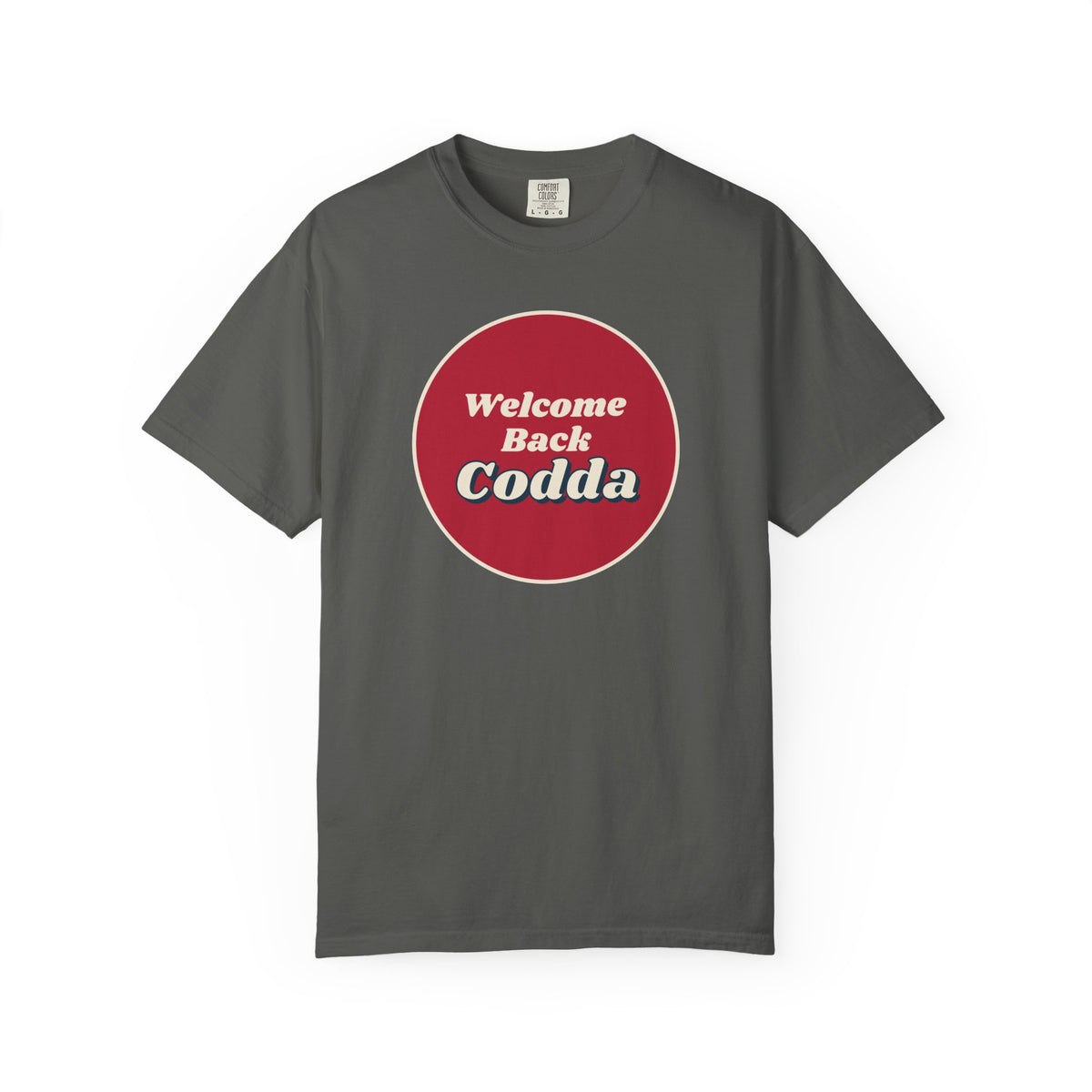 Welcome Back Codda Circle Tee, Dark Edition | Cape Codder Cocktail Shirt