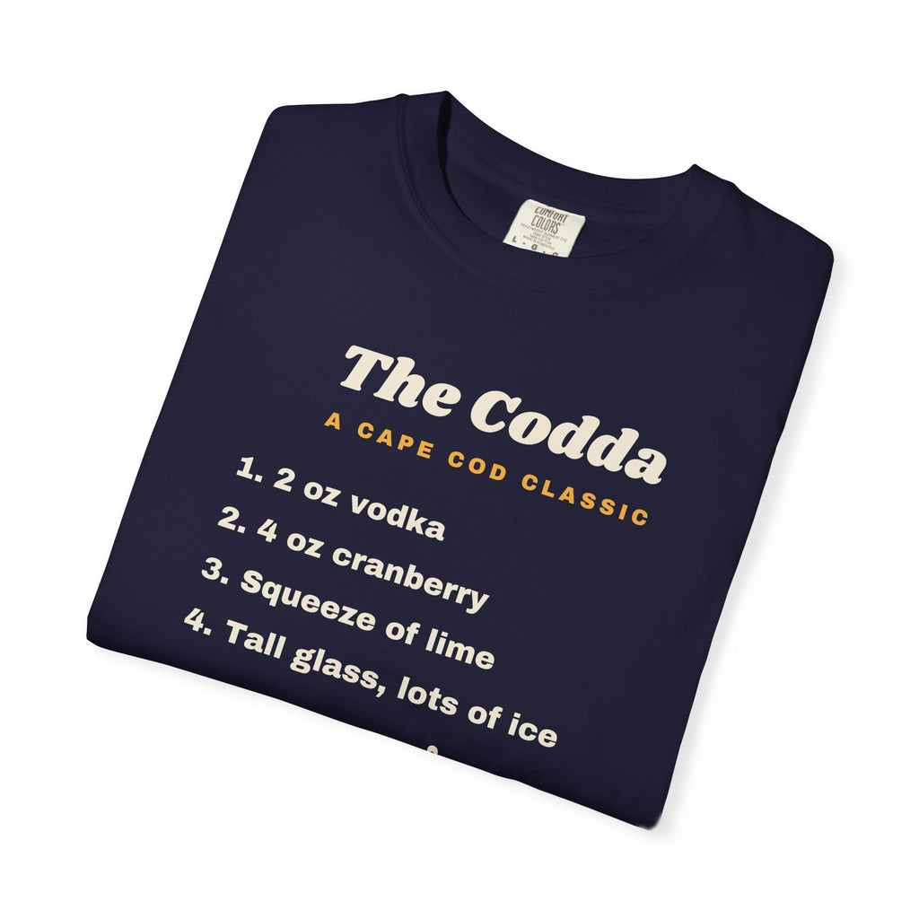 The Codda Recipe Tee, Dark Edition | Cape Codder Cocktail Shirt