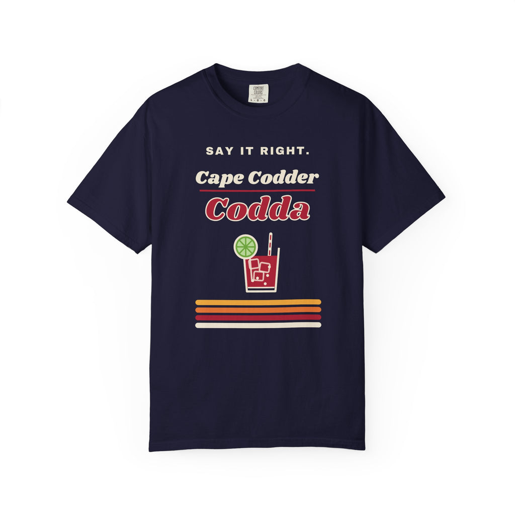 Say It Right Codda Tee, Dark Edition | Cape Codder Cocktail Shirt