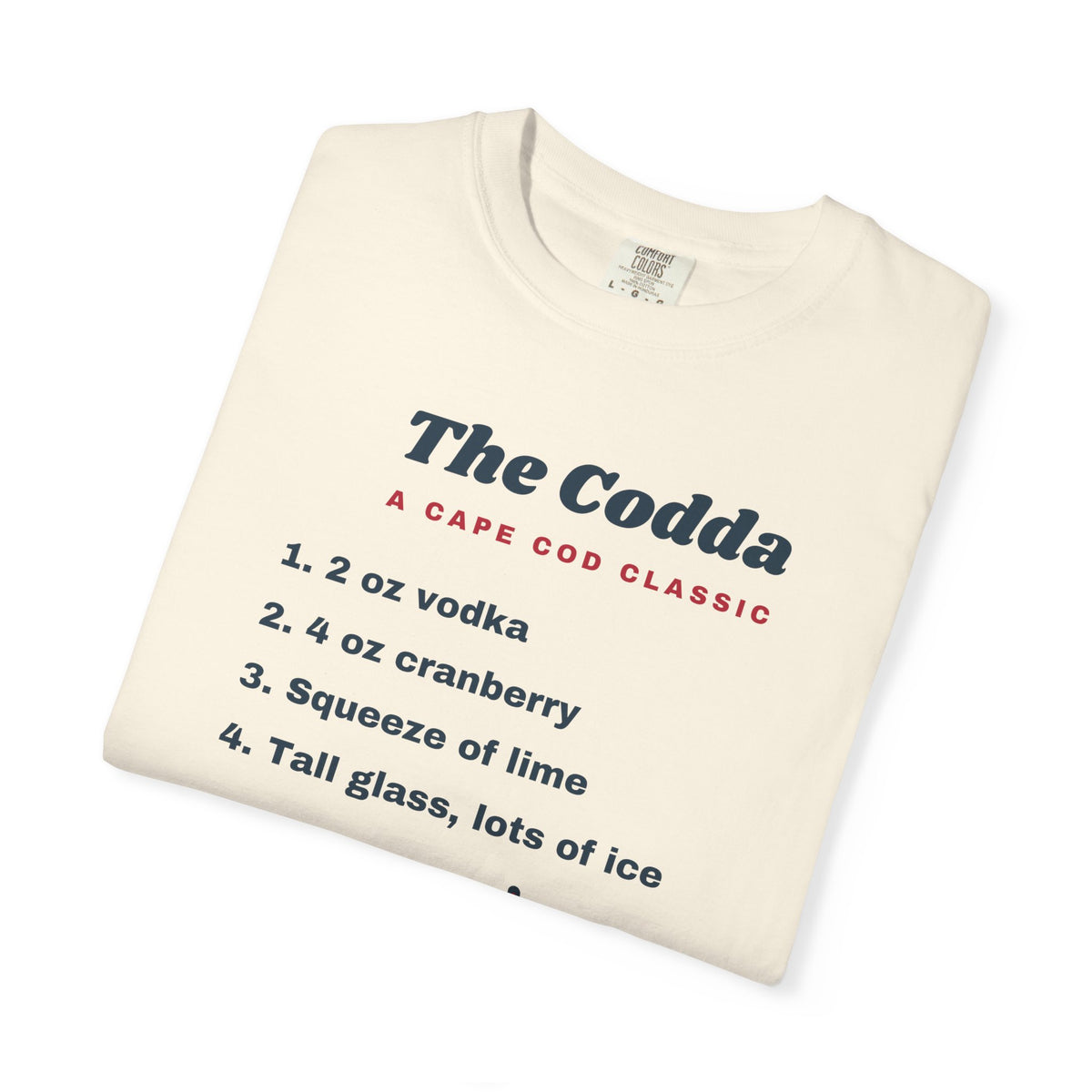 The Codda Recipe Tee | Cape Codder Cocktail Shirt