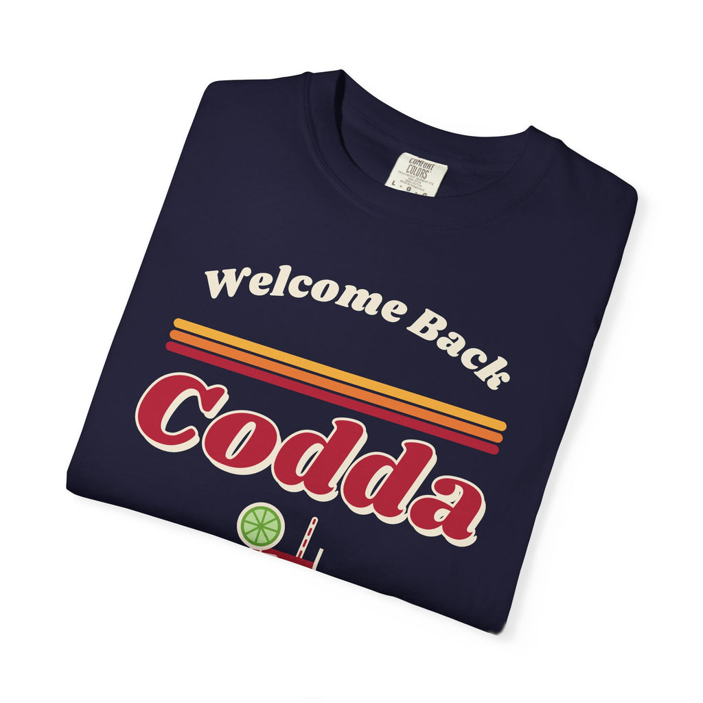 Welcome Back Codda Retro Tee, Dark Edition | Cape Codder Cocktail Shirt