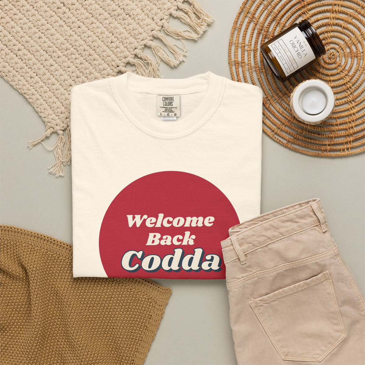 Welcome Back Codda Circle Tee | Cape Codder Cocktail Shirt