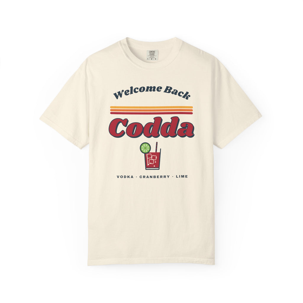 Welcome Back Codda Retro Tee | Cape Codder Cocktail Shirt