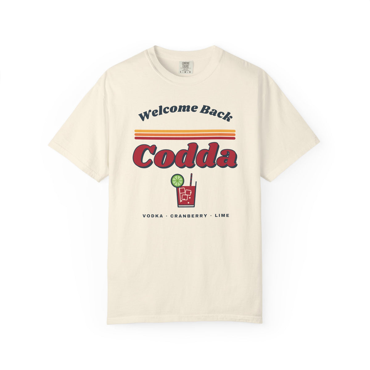 Welcome Back Codda Retro Tee | Cape Codder Cocktail Shirt